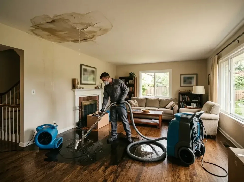 attic-pipe-burst-ceiling-drip-008 — frequently asked questions, Water Damage Restoration & Carpet Care in Roosevelt Gardens,…